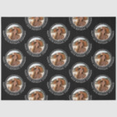 Circle Oneフォトハッピーバースデーグリーティング – 黒 薄葉紙 (正面)