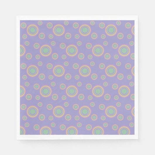 Circle pattern スタンダードランチョンナプキン (正面)