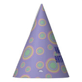 Circle pattern パーティーハット (左)