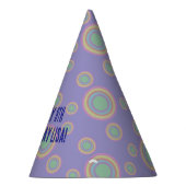 Circle pattern パーティーハット (右)