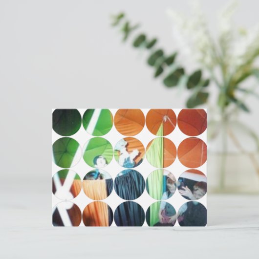 Circle Photo Postcard ポストカード (スタンド正面)