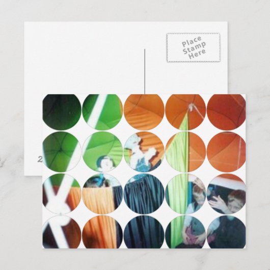 Circle Photo Postcard ポストカード (正面/裏面)