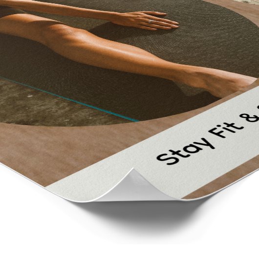 Circle Pics Vision Board ポスター (角)