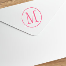 Circle Ring Capital Letter Monogram