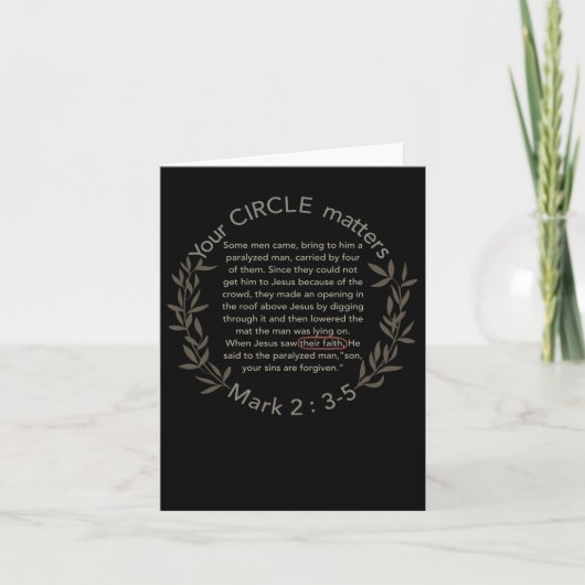 Circle Sシール カード (正面)