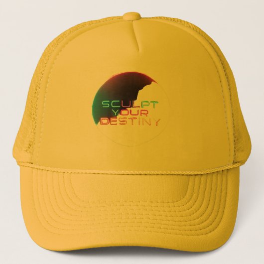 Circle "Sculpt Your Destiny"帽子 キャップ (正面)