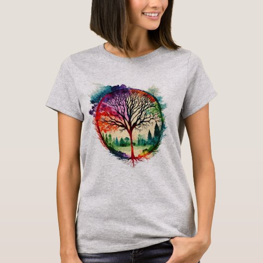 Circle Tree of Life Tシャツ (正面)
