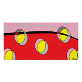 Circled Back Scrum Design ポスター (正面)