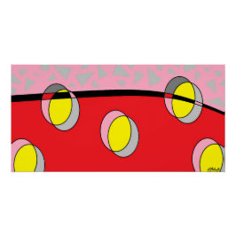 Circled Back Scrum Design ポスター