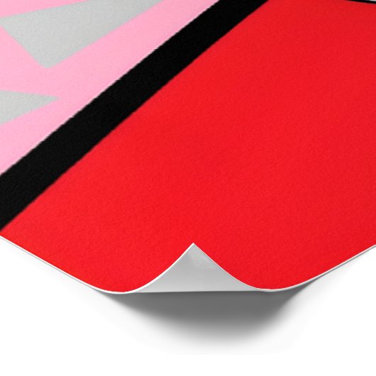 Circled Back Scrum Design II ポスター (角)