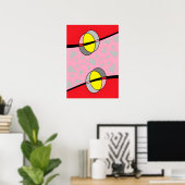 Circled Back Scrum Design II ポスター (ホームオフィス)