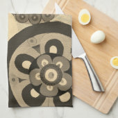 Circled Kitchen Towel キッチンタオル (四つ折り)