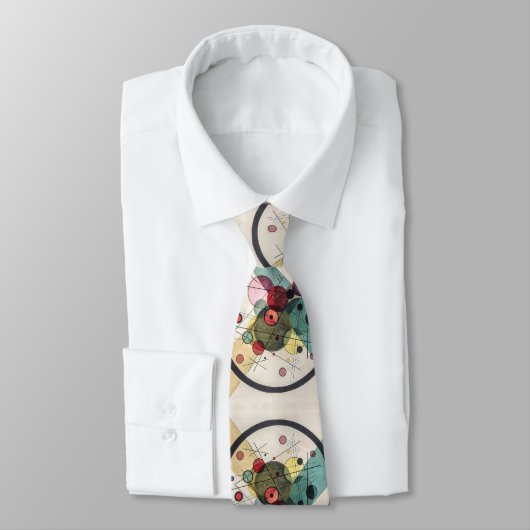 Circles in a Circle - Wassily Kandinsky Neck Tie ネクタイ (タイ)