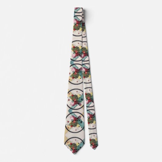 Circles in a Circle - Wassily Kandinsky Neck Tie ネクタイ (正面)