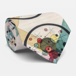 Circles in a Circle - Wassily Kandinsky Neck Tie ネクタイ
