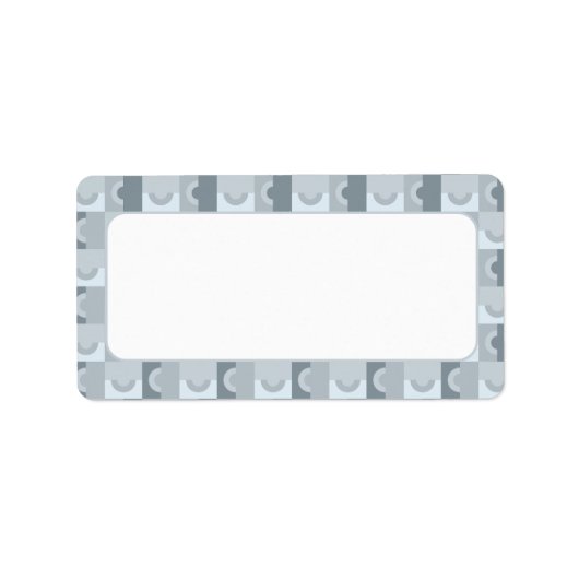 Circles in Grays住所 シール (正面)