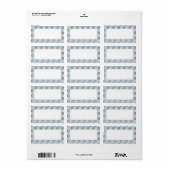 Circles in Grays住所 シール (フルシート)