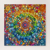 Circles in Rainbow ジグソーパズル (横)