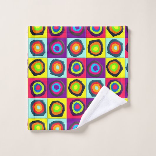 circles pattern  ウォッシュタオル (ウォッシュタオル)