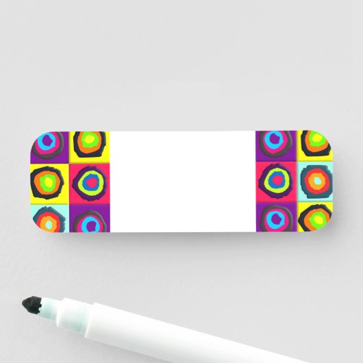 circles pattern 名札 (インサイチュ)