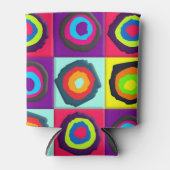 circles pattern 缶クーラー (正面)