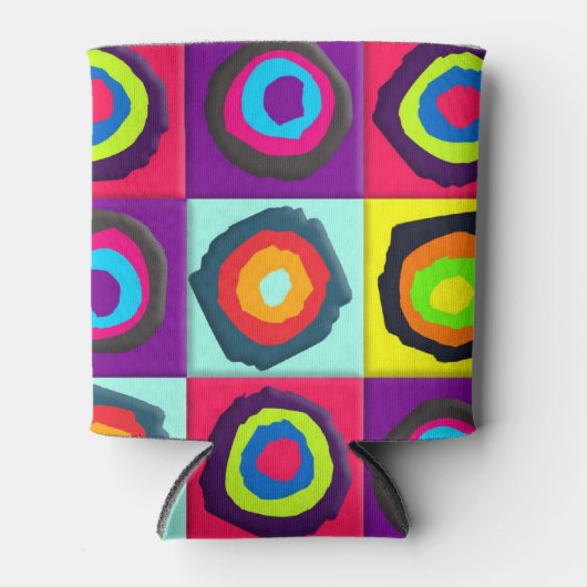 circles pattern  缶クーラー (正面)