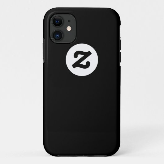 CircleZ -黒の白 Case-Mate iPhoneケース (裏面)
