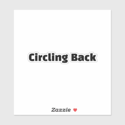 Circling Back シール (シート)