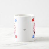 Circling Swan Love Romantic Fantasy Art 11 oz Mug コーヒーマグカップ (中央)