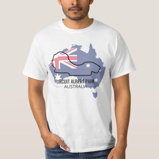 Circuit Albert Park T-shirt. for formula 1 fans Tシャツ (正面)