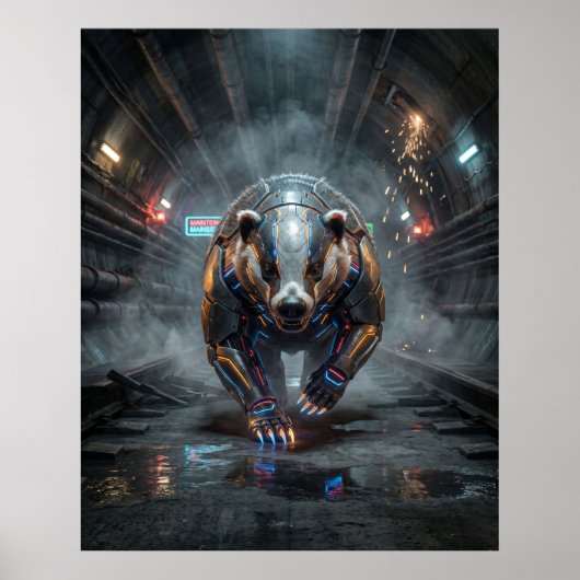 Circuit Badger Tunnel Rush ポスター (正面)