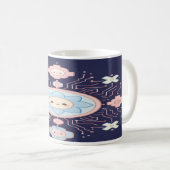 “Circuit Blossom Café: Sip the Spark of Joy” コーヒーマグカップ (正面右)