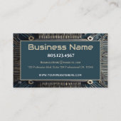 Circuit Board Tech Motherboard Design 名刺 (裏面)