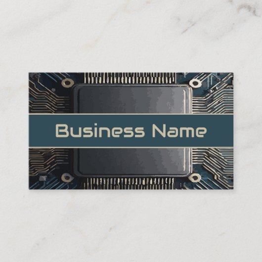 Circuit Board Tech Motherboard Design 名刺 (正面)