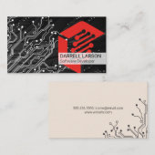 Circuit Board | Technology | Engineer Modern  名刺 (正面/裏面)