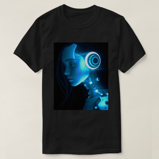 Circuit Dreams: A Cyberpunk Vision Tシャツ (デザイン正面)