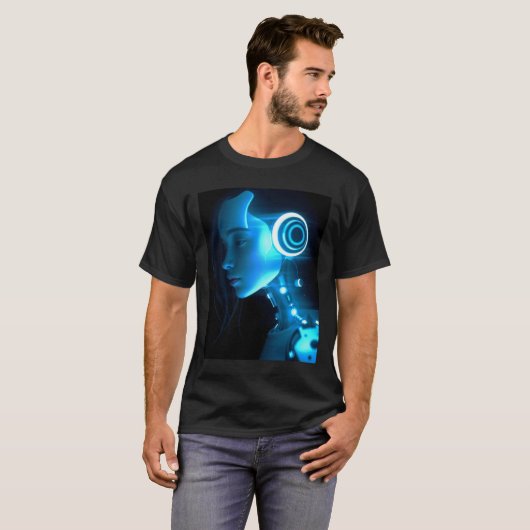 Circuit Dreams: A Cyberpunk Vision Tシャツ (正面フル)