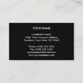 Circuit Green 2 'モノグラム名刺テンプレート 名刺 (裏面)