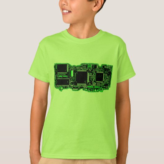 Circuit Green 2 Tシャツキッズ緑 Tシャツ (正面)