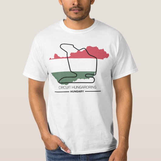 Circuit Hungaroring T-Shirt For Formula 1 fans  Tシャツ (正面)