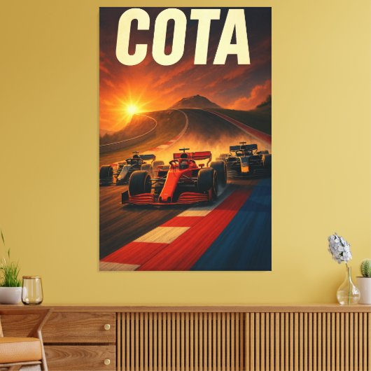 Circuit of the Americas MotoGP Grand Prix of the  キャンバスプリント (インサイチュ (リビング))