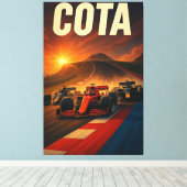 Circuit of the Americas MotoGP Grand Prix of the  キャンバスプリント (インサイチュ (ウッドフロア))