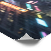 Circuit Raven Neon Tower ポスター (角)