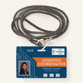 Circuit Tech Event Coordinator Photo ID Badge バッジ (正面ランヤード)