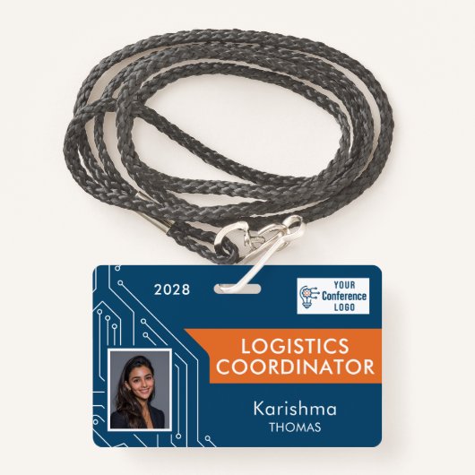 Circuit Tech Summit Coordinator Photo ID Badge バッジ (正面ランヤード)