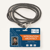 Circuit Technology Architect Vendor Photo ID Badge バッジ (正面ランヤード)