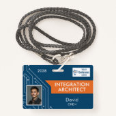 Circuit Technology Architect Vendor Photo ID Badge バッジ (正面ランヤード)