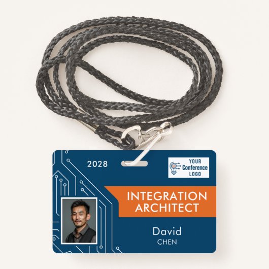 Circuit Technology Architect Vendor Photo ID Badge バッジ (正面ランヤード)