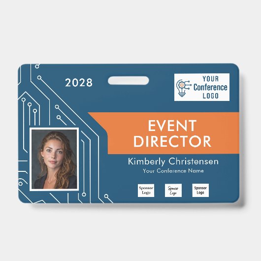 Circuit Technology Event Director Photo ID Badge バッジ (正面)