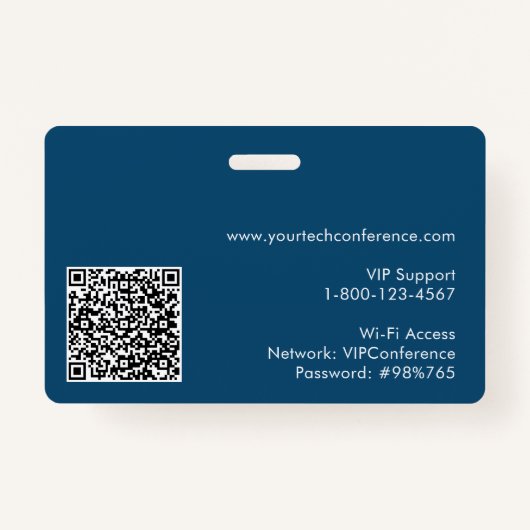 Circuit Technology Event Director Photo ID Badge バッジ (裏面)